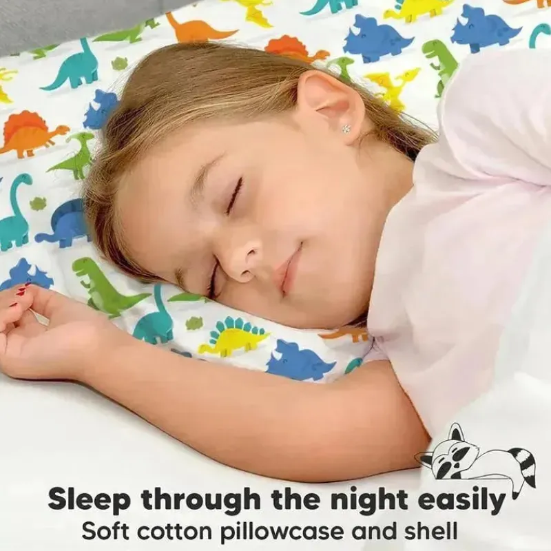 keababies__x_toddler_pill_SKU1r4U9wmx_8.webp Keababies - 13X18 Toddler Pillow With Pillowcase, Happy Dino Fashion