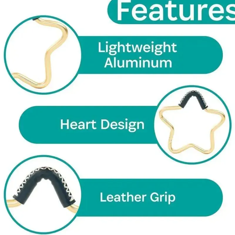 kidco__buggy_gear_star_ho_SKU1LZCA8sG_1.webp Kidco - Buggy Gear Star Hook da BUGGYGEAR Ouro/Couro Marinho Clearance