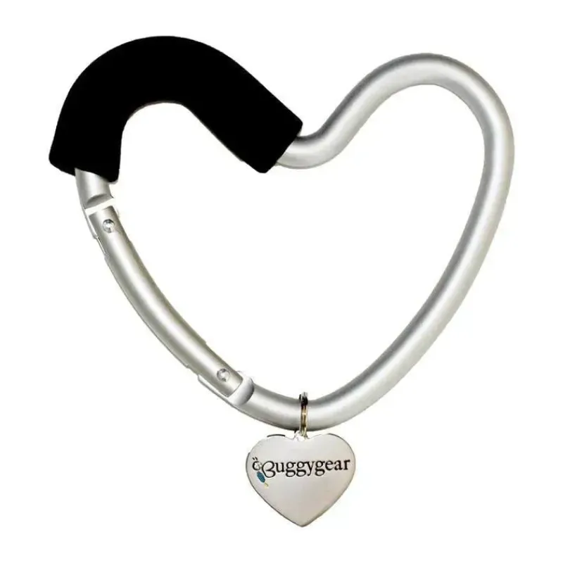 kidco__buggy_heart_hook_d_SKUlFvjl6El_0.webp Kidco - BUGGY HEART HOOK da BUGGYGEAR, espuma preta/alumínio prateado Fashion
