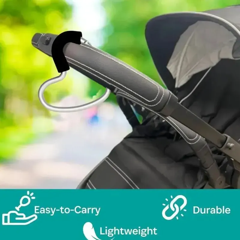 kidco__buggy_heart_hook_d_SKUlFvjl6El_3.webp Kidco - BUGGY HEART HOOK da BUGGYGEAR, espuma preta/alumínio prateado Fashion