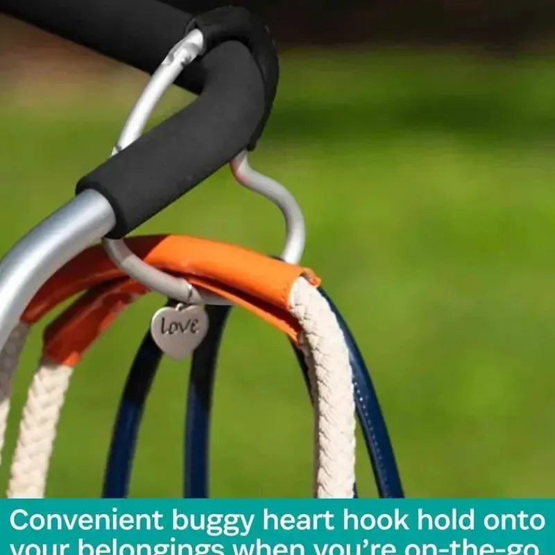 kidco__buggy_heart_hook_d_SKUlFvjl6El_5.webp Kidco - BUGGY HEART HOOK da BUGGYGEAR, espuma preta/alumínio prateado Fashion