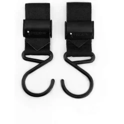 Kidco - Buggygear Premium Anti-Slip Boutique Buggy Hooks, preto fosco, conjunto de 2 Clearance