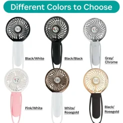 Kidco - Turbofan de 3 velocidades, rosa/branco Best