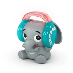 Baby Einstein Kids II - Earl The Elephant Máquina de som de chupeta Bluetooth, luz noturna de música de fluxo New