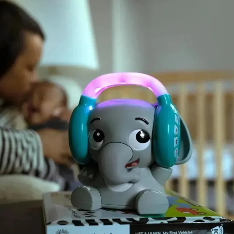 kids_ii__baby_einstein_ea_SKUrmGvrhri_5.webp Baby Einstein Kids II - Earl The Elephant Máquina de som de chupeta Bluetooth, luz noturna de música de fluxo New