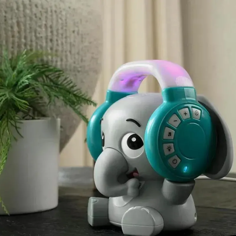 kids_ii__baby_einstein_ea_SKUrmGvrhri_6.webp Baby Einstein Kids II - Earl The Elephant Máquina de som de chupeta Bluetooth, luz noturna de música de fluxo New