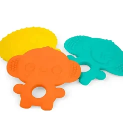 Bright Starts Kids II - Gummy Buddies 3-Pack mordedores texturizados, elefante, leão, macaco Sale