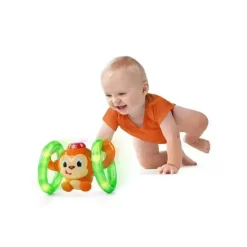 Bright Starts Kids II - Roll &amp; Glow Macaco rastejando brinquedo para bebê Discount