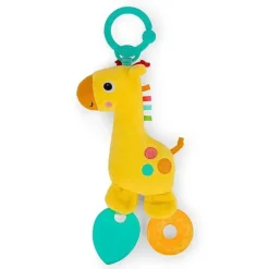 Bright Starts Kids II - Brinquedo Chocalho e Mordedor Safari Chupeta Outlet