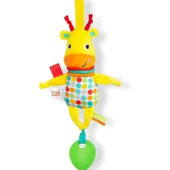 Bright Starts Kids II - Brinquedo de atividade musical Pull, Play 'N Boogie Giraffe Fashion