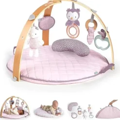 Ingenuity Kids II - Ginásio de atividades com edredom reversível Cozy Spot, Calla Hot