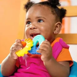 Bright Starts Kids II - Mordedor de silicone Chance Of Smiles Fashion