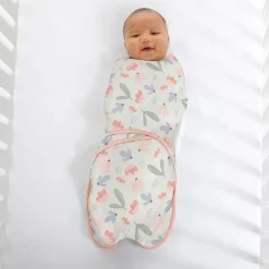 Ingenuity Kids II - 2Pk Farewell Fuss Swaddle, Posy/Floral Discount