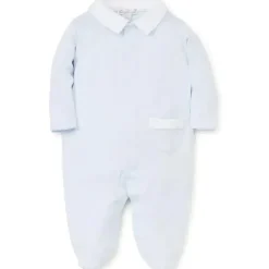 Kissy Kissy - Baby Boy New Beginning Footie com gola, azul Hot