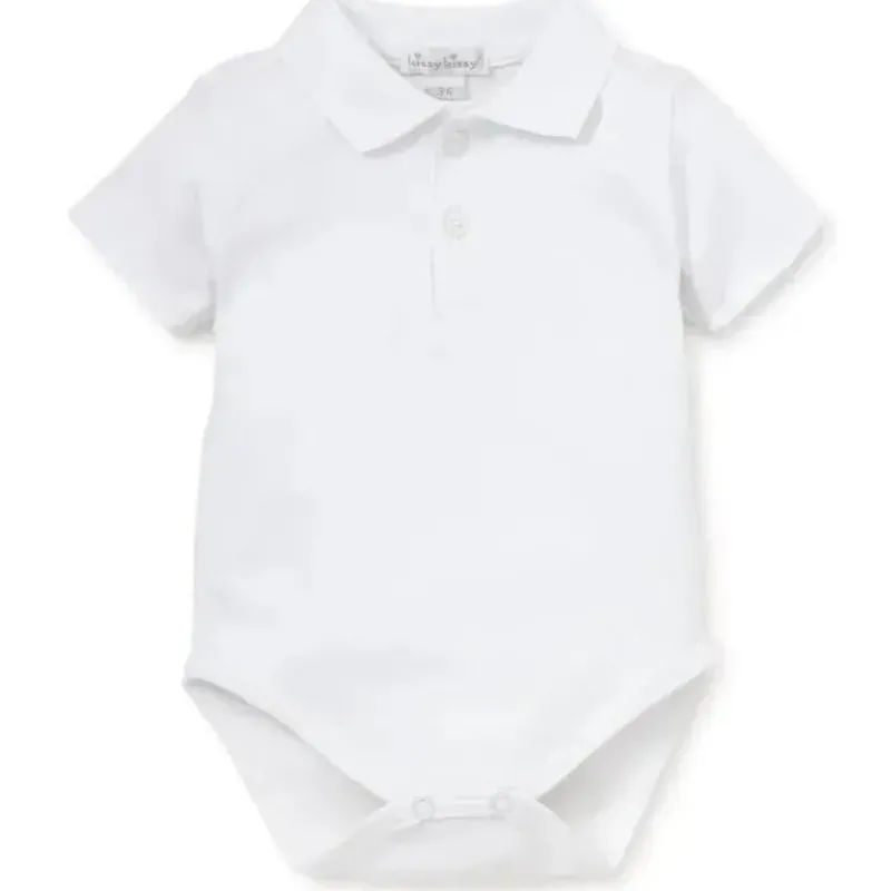 kissy_kissy__body_manga_c_SKUdi8SOs25_0.webp Kissy Kissy - Body Manga Curta para Bebê Menino com Gola, Branco Clearance