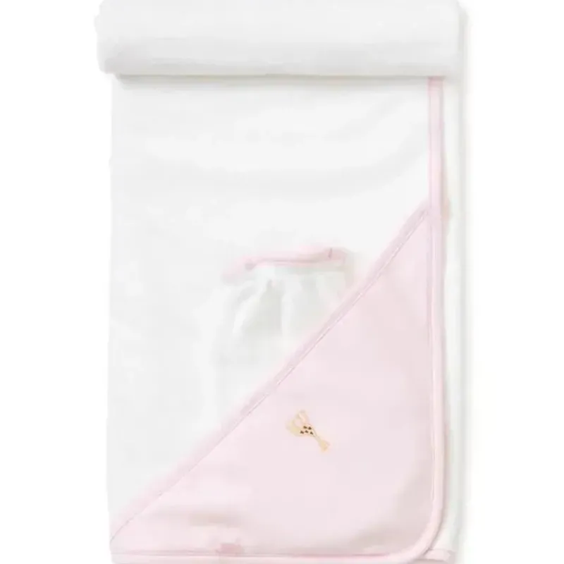 kissy_kissy__conjunto_de__SKUbVhN4tqa_0.webp Kissy Kissy - conjunto de toalha e luva com capuz Sophie La Girafe, rosa Discount