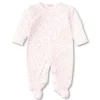 Kissy Kissy - Footie, Corações, 3-6M, Branco/Rosa New