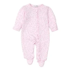 Kissy Kissy - Footie para bebê com corações com zíper, branco/rosa Best