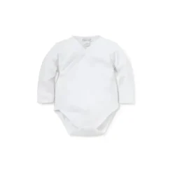 Kissy Kissy - Macacão manga longa básico para bebês, branco Outlet