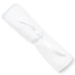 Kissy Kissy - Pano de arroto com estampa de bolinhas para bebês, branco/azul claro Clearance