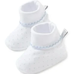 Kissy Kissy - Sapatinhos com estampa de bolinhas para bebê menino, azul claro Hot