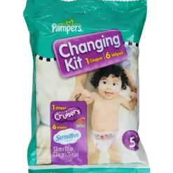 Pampers Kit de troca de fraldas Cruisers (1 fralda + 6 lenços umedecidos) - Tamanho 5 Outlet