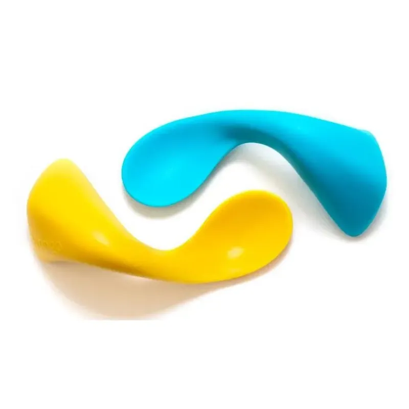 kizingo__righthanded_curv_SKUUOfUzJqH_0.webp Kizingo - Right-Handed Curved Baby Spoons For Baby-Led Weaning, 2-Pack Light Blue Hot
