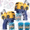 MacroBaby Klevly - Construction Bubble Gun (Includes 2 Guns And 4 Bubble Solutions) Discount