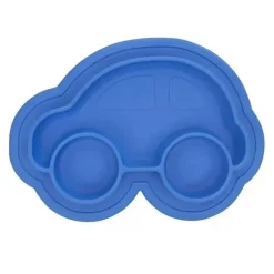 Kushies Baby Kushies - Siliplate Blue Car Clearance