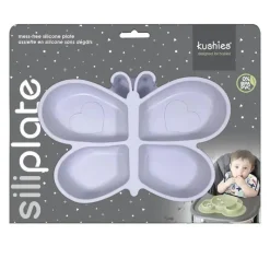 Kushies Baby Kushies - Siliplate Violet Butterfly Hot