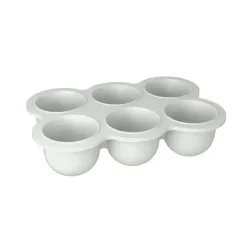 Kushies Baby - Bandeja de silicone SiliFreeze para armazenamento de alimentos cinza Hot