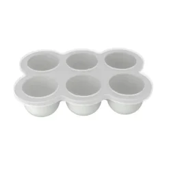 Kushies Baby - Bandeja de silicone SiliFreeze para armazenamento de alimentos cinza Hot