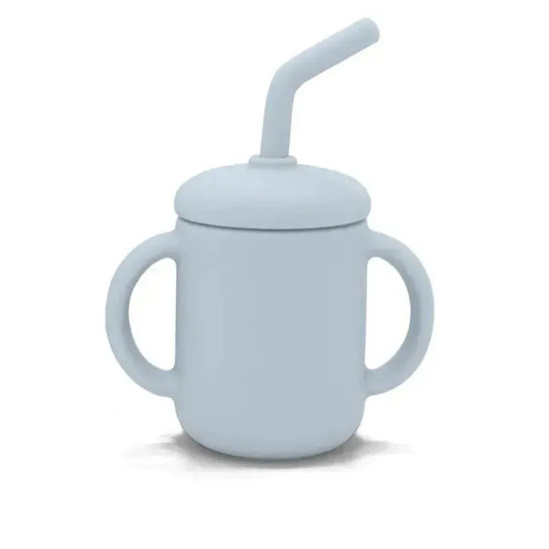 kushies_baby__copo_de_sil_SKUL4cJ5ndX_0.webp Kushies Baby - Copo de silicone inquebrável e à prova de derramamento SILISIPPY com canudo, 4 onças, azul Outlet