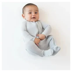 Kyte Baby - Baby Neutral Zippered Footie In Storm Sale