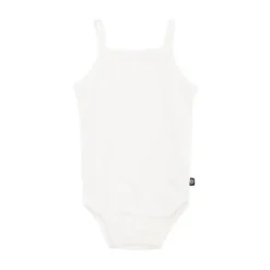 Kyte Baby - Baby Spaghetti Strap Body Leotard In Cloud Online