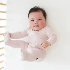 Kyte Baby - Baby Zippered Footie In Blush Discount