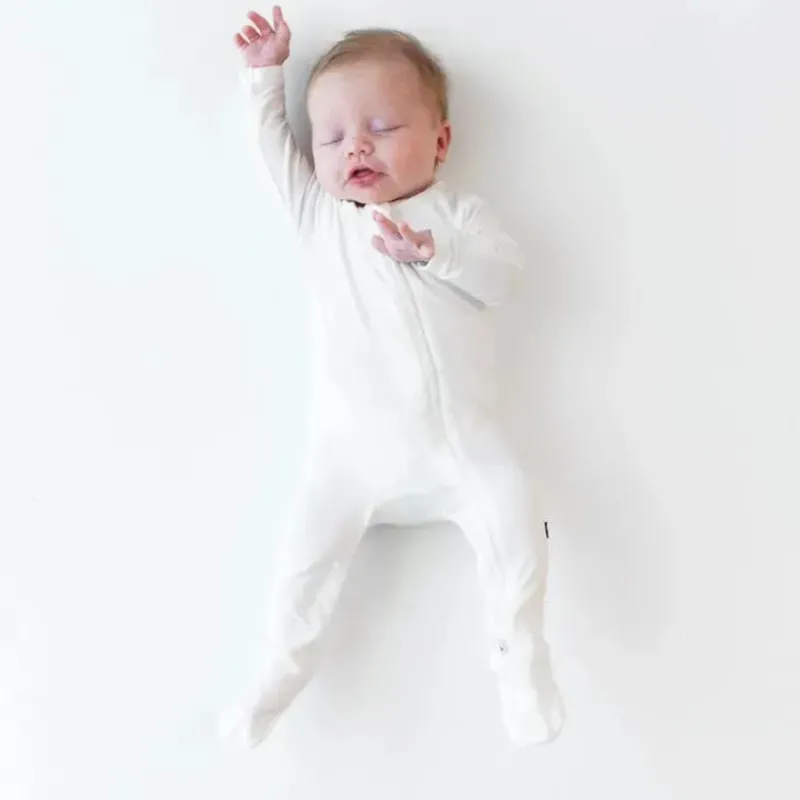 kyte_baby__baby_zippered__SKUc3TmHm1F_0.webp Kyte Baby - Baby Zippered Footie In Cloud Outlet
