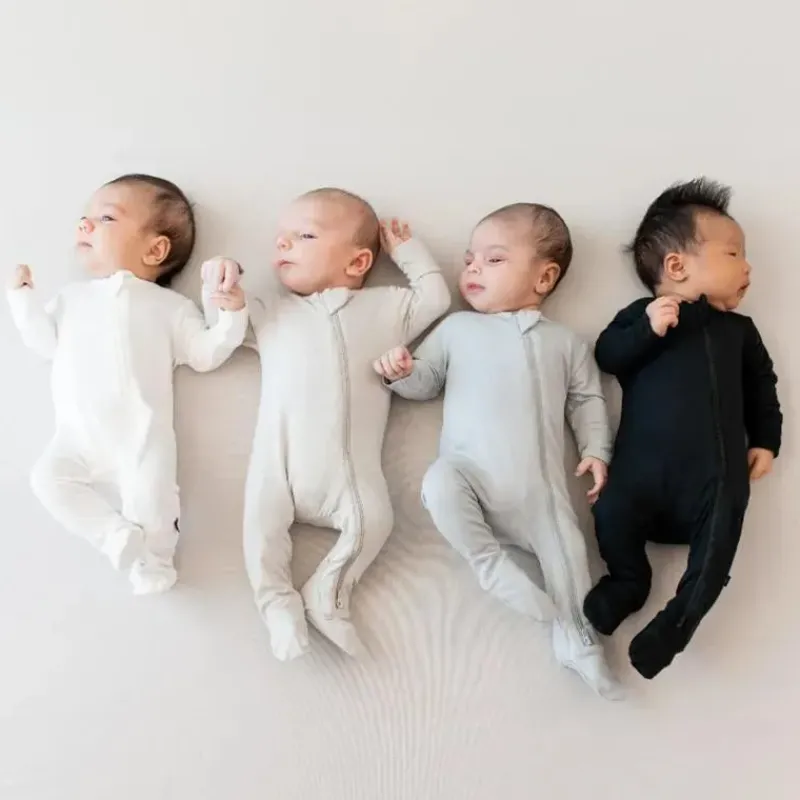 kyte_baby__baby_zippered__SKUc3TmHm1F_2.webp Kyte Baby - Baby Zippered Footie In Cloud Outlet