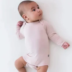 Kyte Baby - Long Sleeve Bodysuit In Blush Fashion