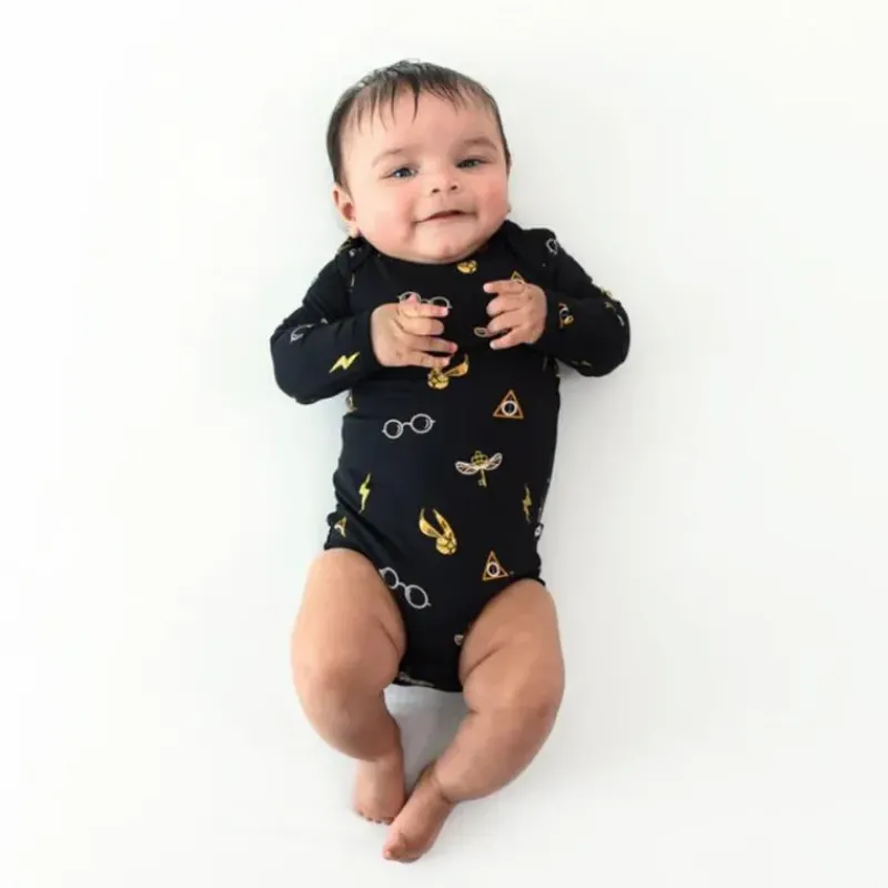kyte_baby__long_sleeve_bo_SKUaK9S2uIq_0.webp Kyte Baby - Long Sleeve Bodysuit Harry Potter Midnight Icon Best