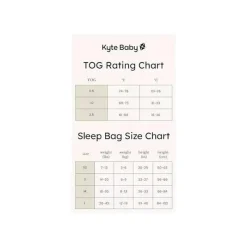 Kyte Baby - Saco de dormir de bambu original 1.0 Tog X-Small Slate Online