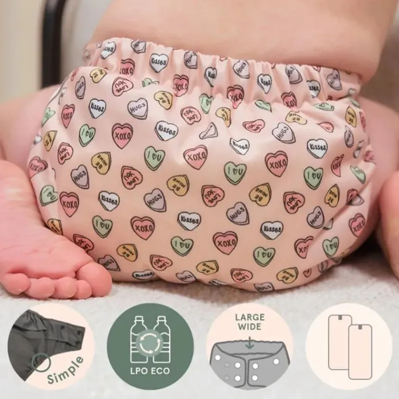 la_petite_ourse__baby_uni_SKUq6frNlkH_0.webp La Petite Ourse - Baby Unisex Wide Elastic Pocket Diaper Sweet Tooth Sale