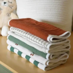 La Petite Ourse - 3Pk Burp Cloth Rustic Outlet