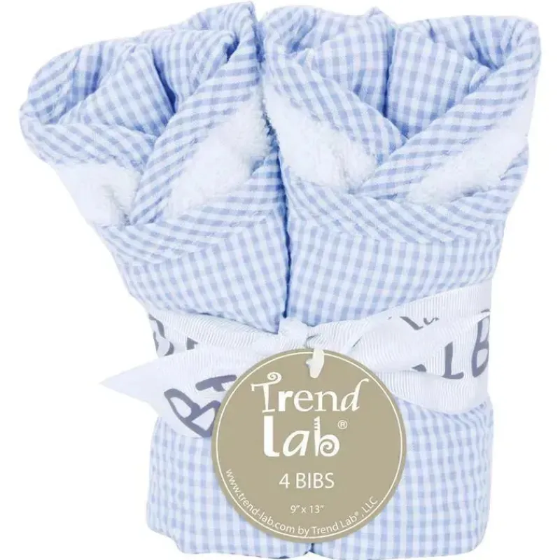 laboratrio_de_tendncias___SKUWQVYygRD_1.webp Trend Lab Laboratório de tendências - pacote de 4 buquês babete guingão Seersucker, azul Discount