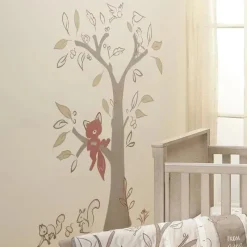 Lambs u0026 Ivy Lambs &amp; Ivy - Adesivos de parede Treetop Fox Sale