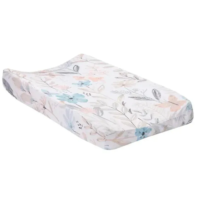 lambs_ampamp_ivy__capa_de_SKUGcVCWLHu_0.webp Lambs u0026 Ivy Lambs & Ivy - Capa de almofada macia para troca de fraldas Baby Blooms aquarela floral/borboleta Hot