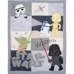 Lambs u0026 Ivy Lambs &amp; Ivy - Clássico Conjunto de Berço 3Pk para Berço, Yoda/Darth Vader Outlet