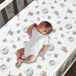 Lambs u0026 Ivy Lambs & Ivy - Conjunto de cama para berço de bebê 3Pk Star Wars The Child Baby Yoda Hot
