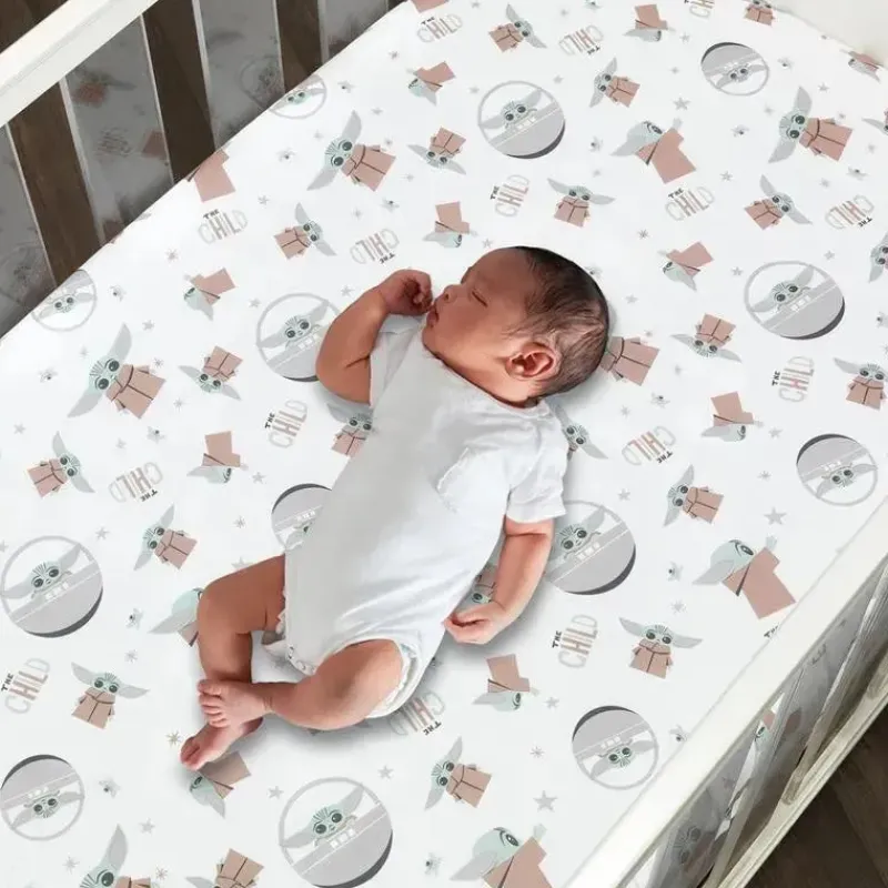lambs_ampamp_ivy__conjunt_SKU83QQSWpz_4.webp Lambs u0026 Ivy Lambs & Ivy - Conjunto de cama para berço de bebê 3Pk Star Wars The Child Baby Yoda Hot