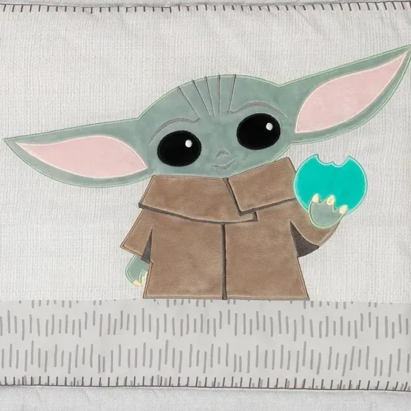 lambs_ampamp_ivy__conjunt_SKU83QQSWpz_8.webp Lambs u0026 Ivy Lambs & Ivy - Conjunto de cama para berço de bebê 3Pk Star Wars The Child Baby Yoda Hot